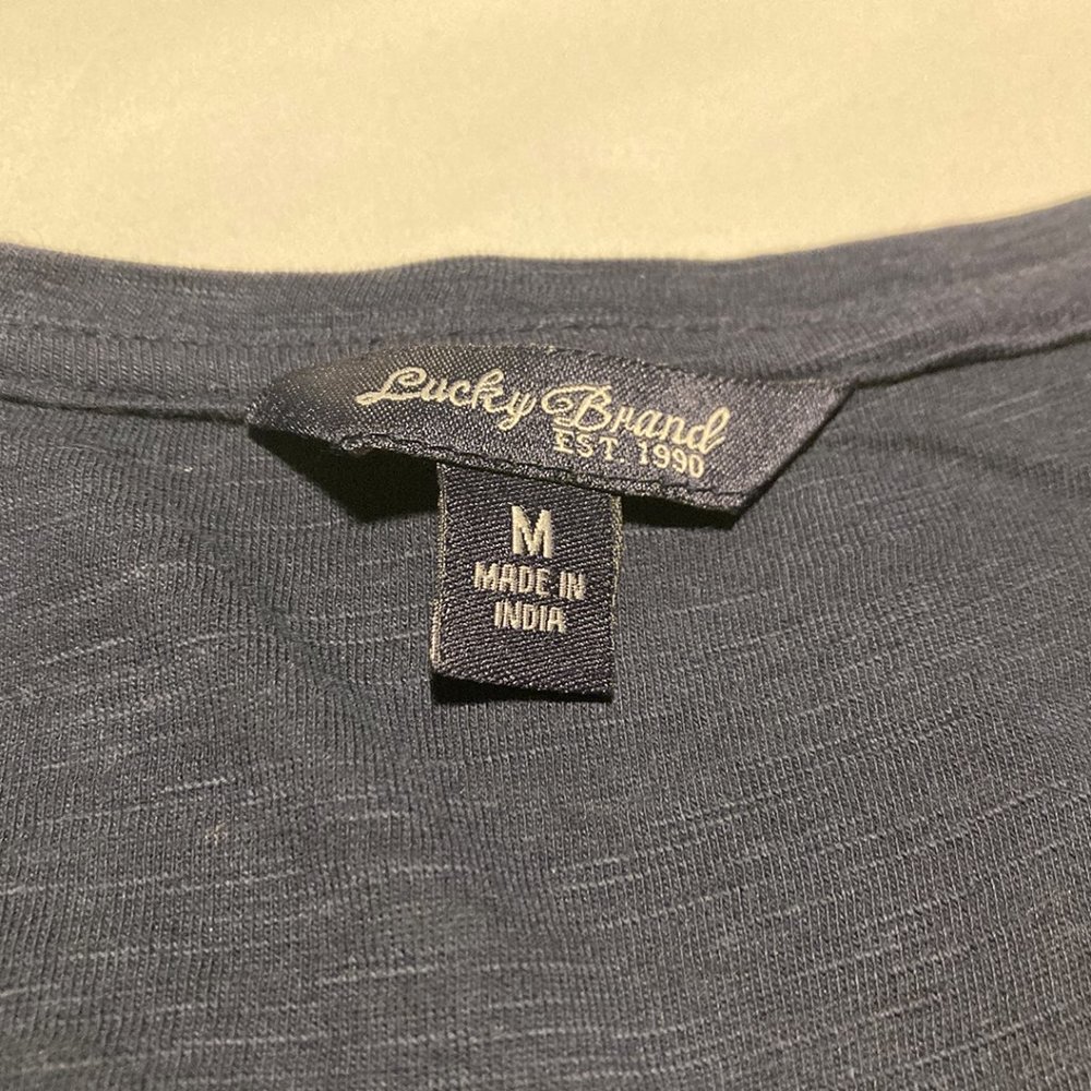 Lucky Brand Navy Lace Elephant Tank Top - Picture 4 of 10